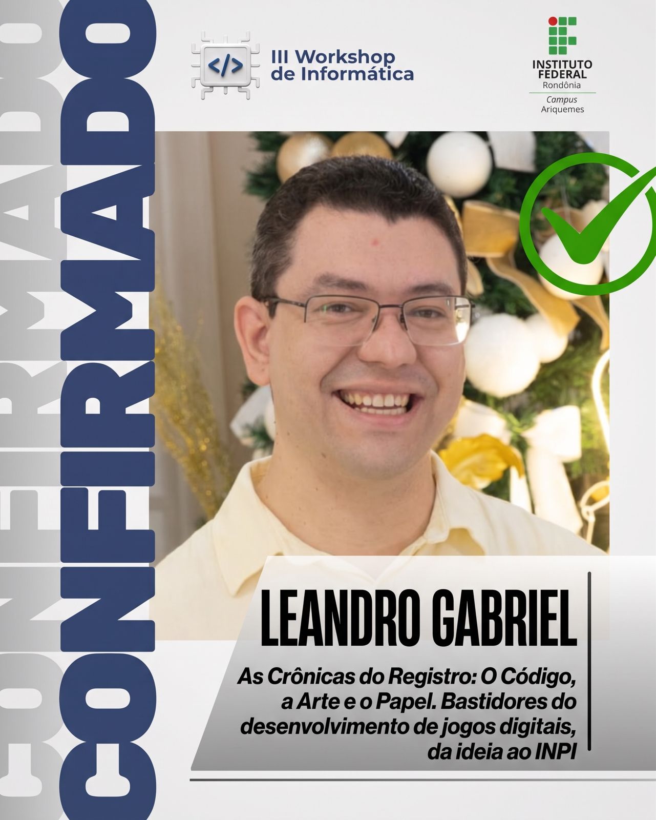 Oficina em edição anterior do IFROmatizando