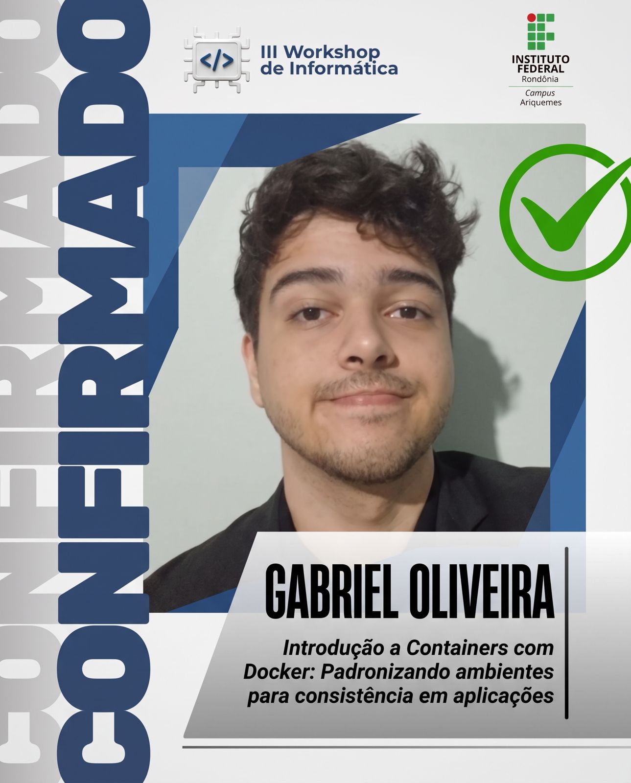 Momento de edição anterior do IFROmatizando